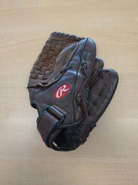 Rawlings RBG36DB Baseball Glove 12 1/2 Inch Dark Brown Leather